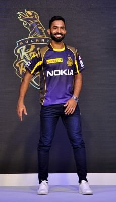 Kolkata: Kolkata Knight Riders (KKR) captain Dinesh Karthik during the launch of his team