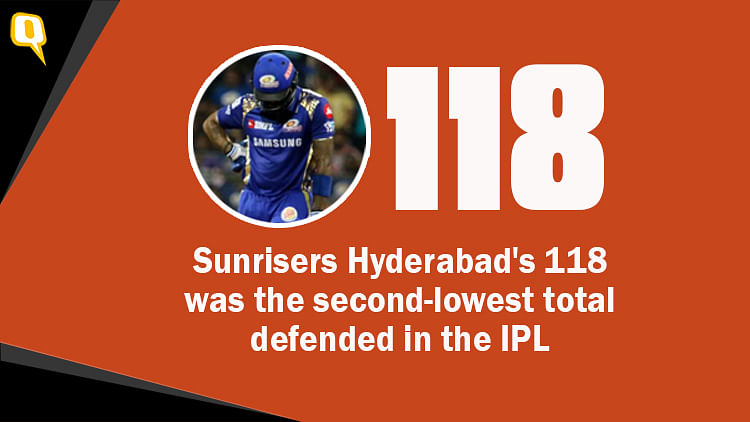 IPL 2018: Sunrisers Hyderabad beat Mumbai Indians by 31 runs at the Wankhede Stadium. 