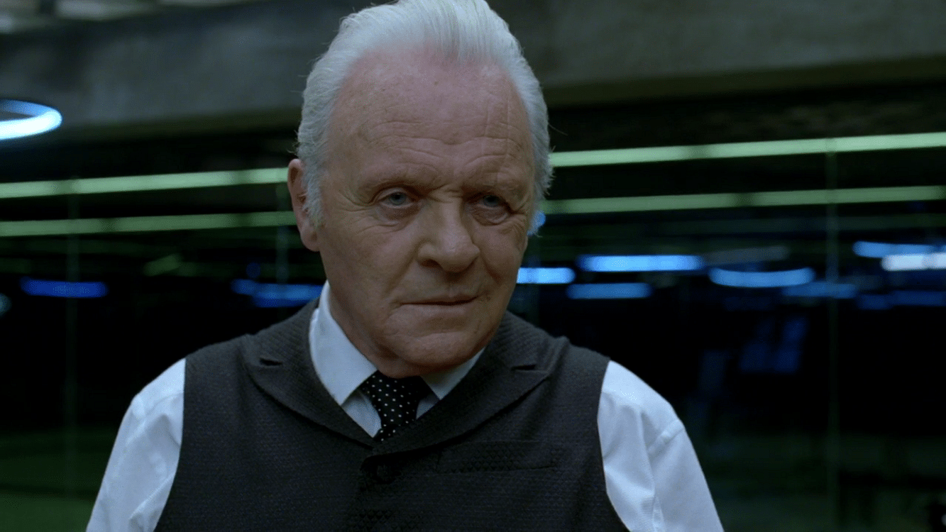 Anthony Hopkins in a still from <i>Westworld. </i>