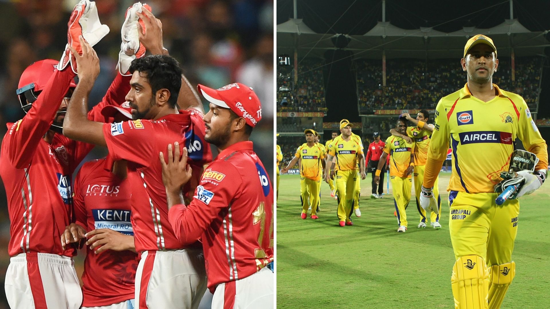 Kings XI Punjab take on Chennai Super Kings at home.&nbsp;