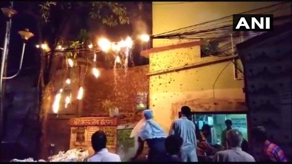 Electrical fires were reported in various parts of Kolkata.