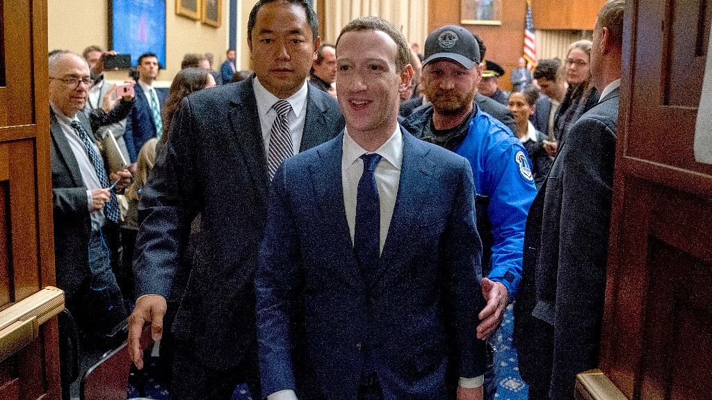 Facebook CEO Mark Zuckerberg appeared for his second day of testimony before a joint hearing of the Commerce and Judiciary Committees on Capitol Hill in Washington.