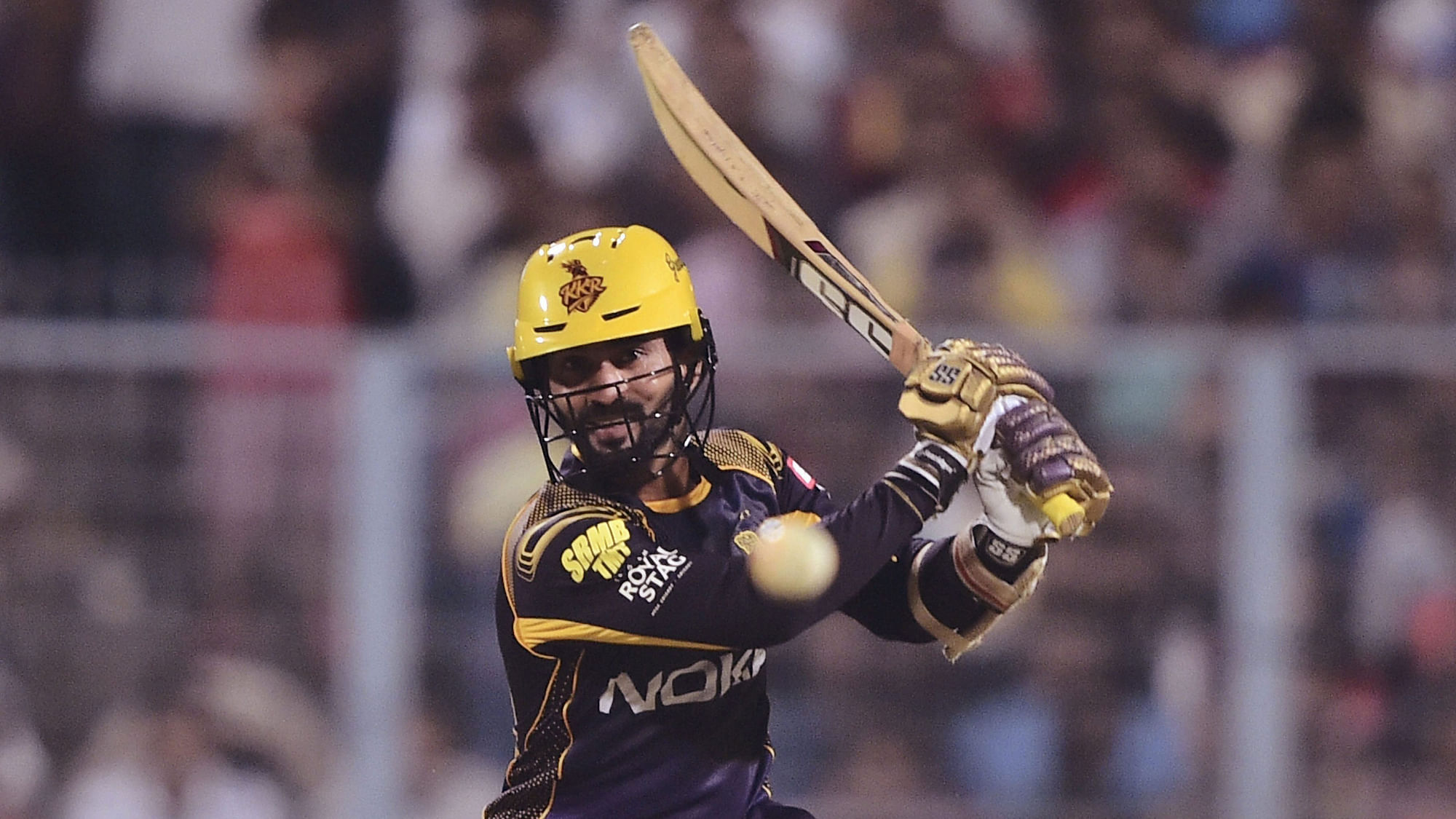 Dinesh Karthik-led KKR defeated RCB by four wickets.&nbsp;