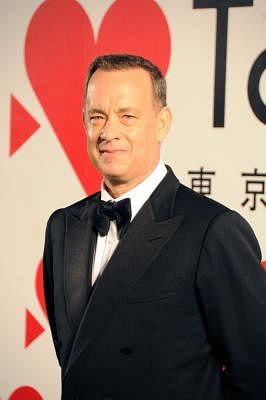 TOKTO, Oct. 17, 2013 (Xinhua) -- U.S. actor Tom Hanks attends the photo session during the opening ceremony of the 26th Tokyo International Film Festival in Tokyo, Japan, Oct. 17, 2013. (Xinhua)