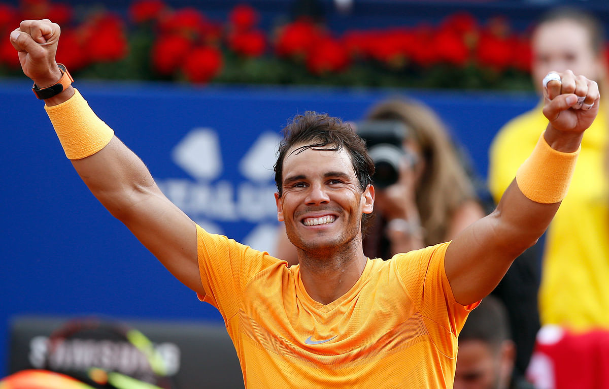 Rafael Nadal extended his dominance on the surface with a 6-2, 6-1 win over 19-year-old Greek Stefanos Tsitsipas.