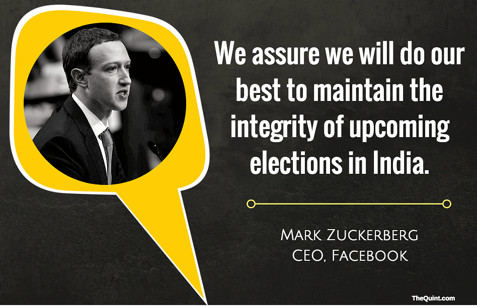 Facebook CEO Mark Zuckerberg testifies before a joint hearing of the Senate Judiciary and Commerce Committees.