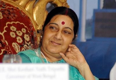 Sushma Swaraj arrives in Beijing, to hold talks with Wang Yi