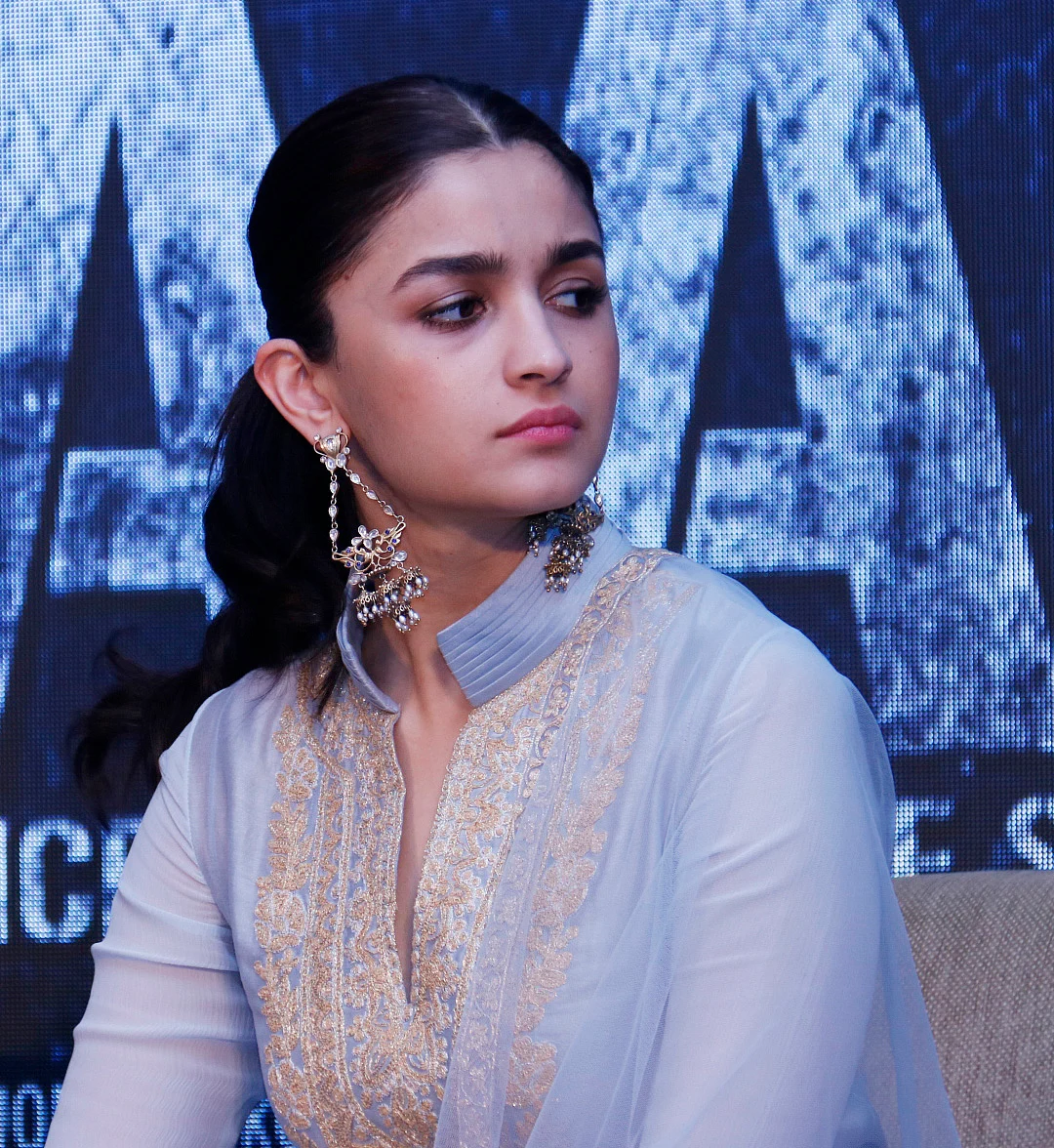 Alia Bhatt at the song launch. 