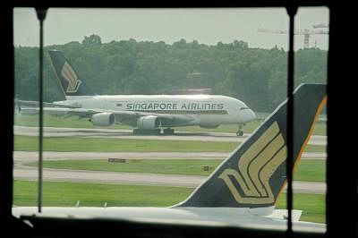 Singapore Airlines flight. (File Photo: Xinhua/IANS)