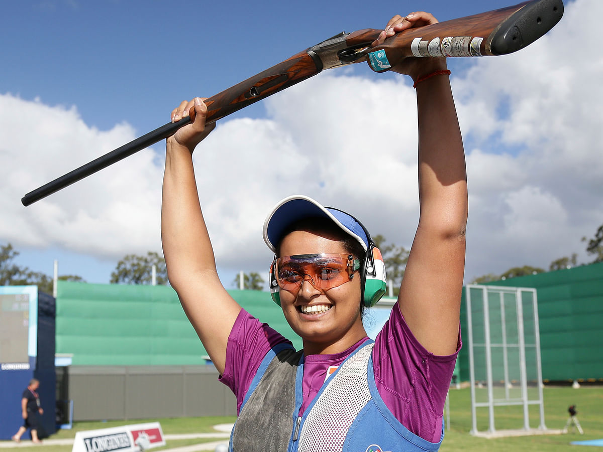 India’s shooter Shreyasi Singh won a gold medal in women’s double trap event on Wednesday.