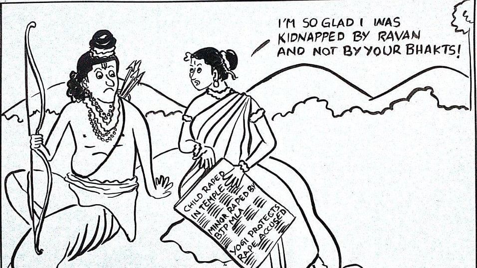 A case was filed against a Hyderabad-based journalist for publishing a cartoon that ‘insulted’ Hindu culture.