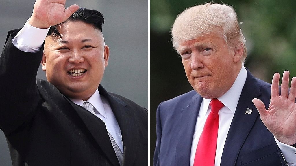 North Korean leader Kim Jong Un and US President Donald Trump.