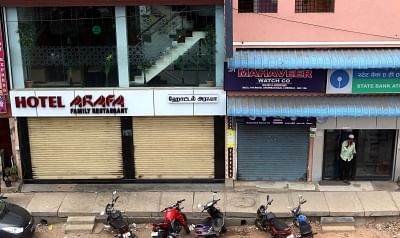 Chennai: Shops remain shut during a DMK-led shutdown strike over the Centre