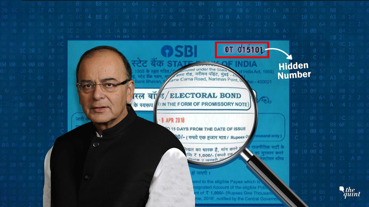 Mr  Jaitley, Your Ministry’s Statement On Electoral Bond is Flawed