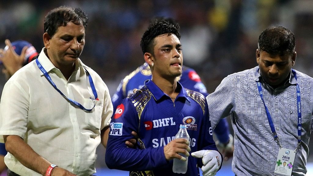 IPL 2018: Ishan Kishan Gets Injured After Ball Hits His Face