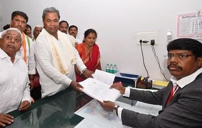 Siddaramaiah, JD-S chief, others file nominations for Karnataka polls