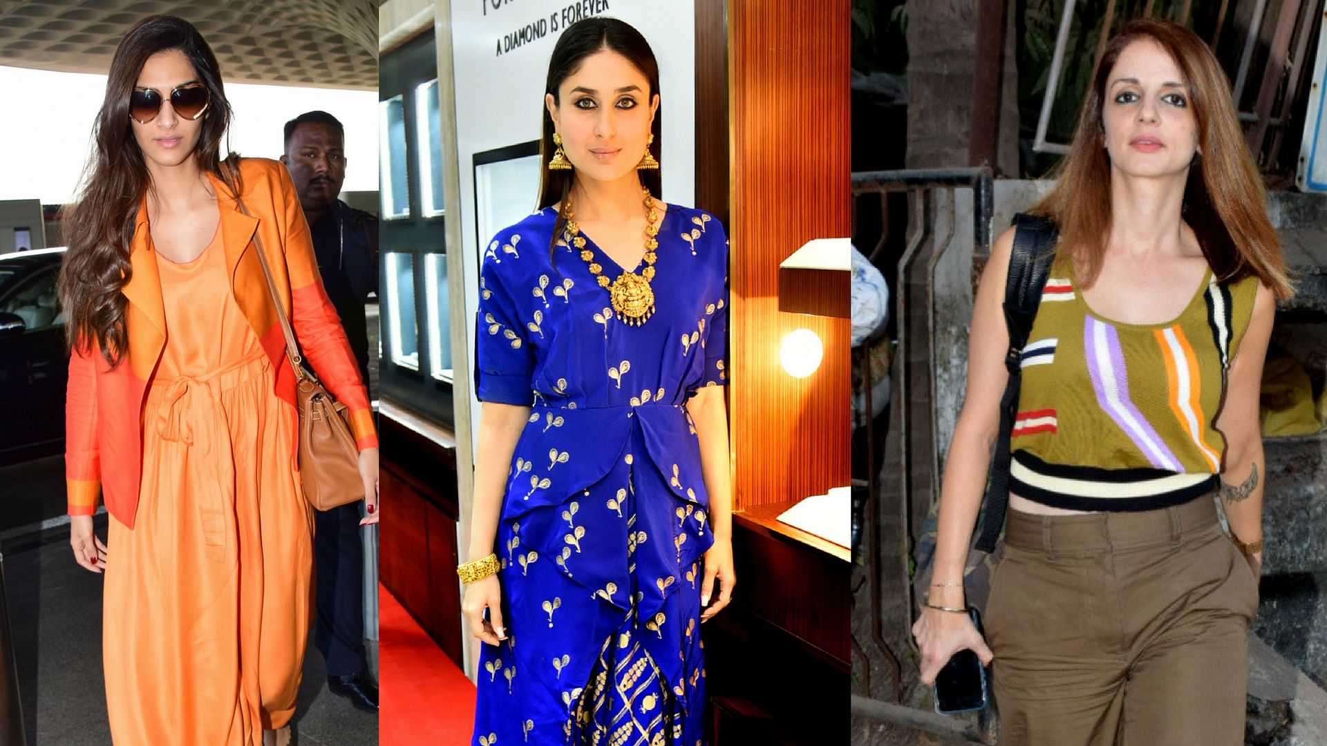 Sonam and Kareena Kapoor and Sussanne Khan beat the heat in style.&nbsp;
