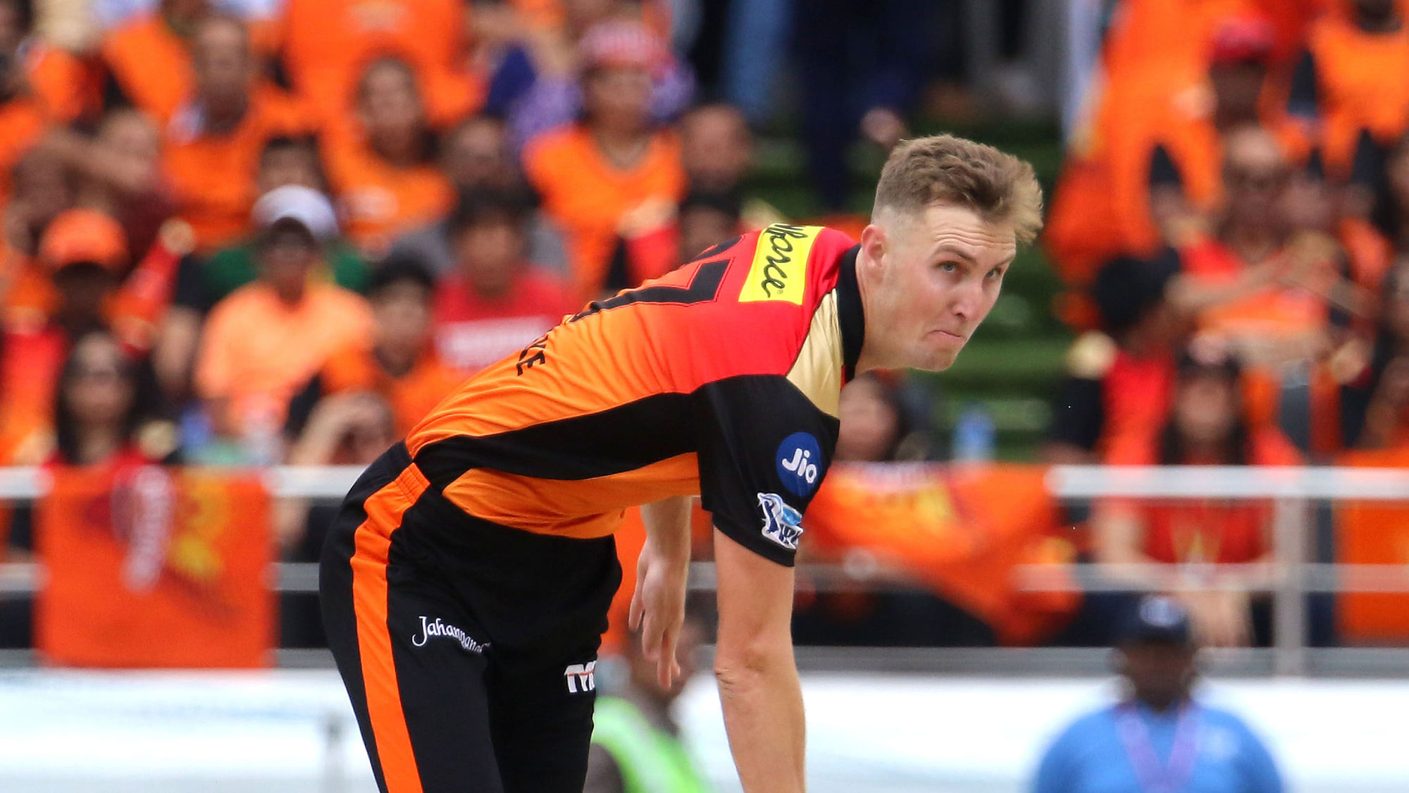 File photo of SRH pacer Billy Stanlake.