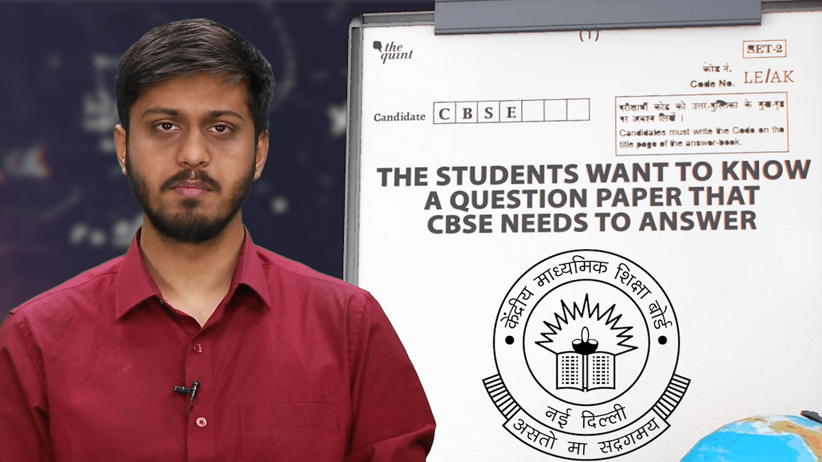 Dear Leaky CBSE, Here’s a Question Paper That You Need to Answer