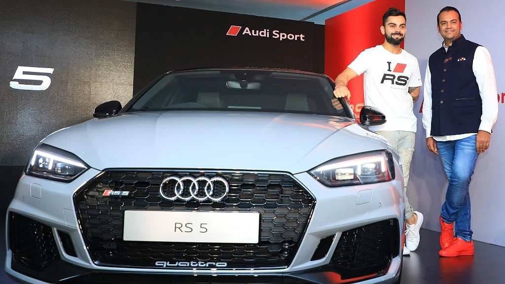 Virat Kohli launches Audi RS 5. 