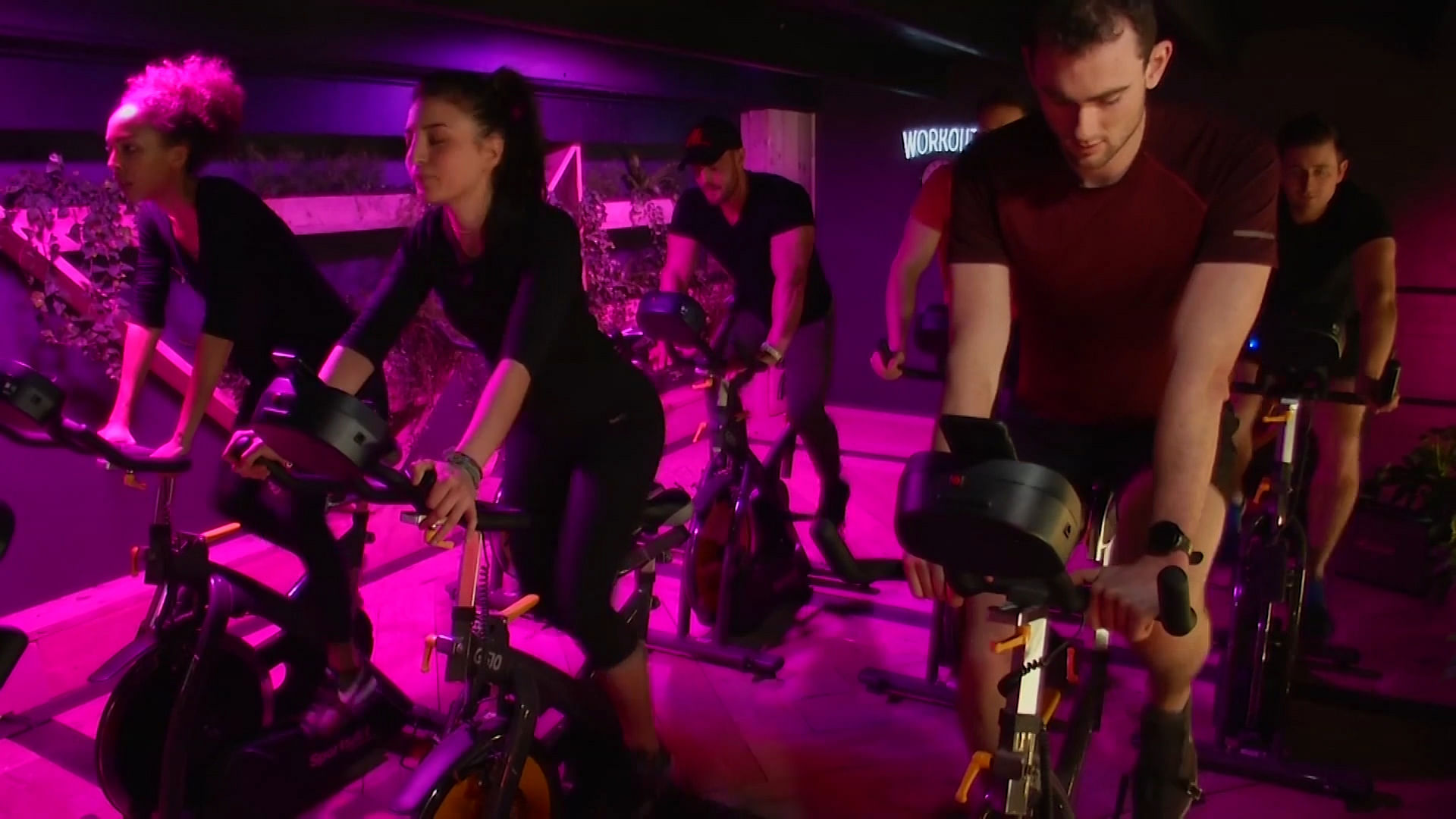 The gym’s spin bikes are built to harness peddle power, generating energy that’ll be put back into the local grid.