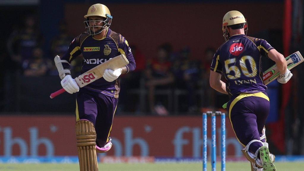 Sunil Narine smashed nine boundaries and four sixes en route to his 36-ball 75.