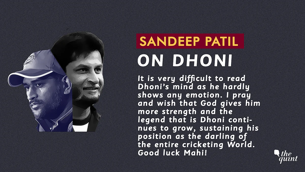 Dhoni is Like the Classic Hindi Film Mughal-E-Azam: Sandeep Patil