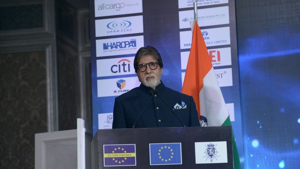 Amitabh Bachchan thanks EU Ambassador Kozlowski.