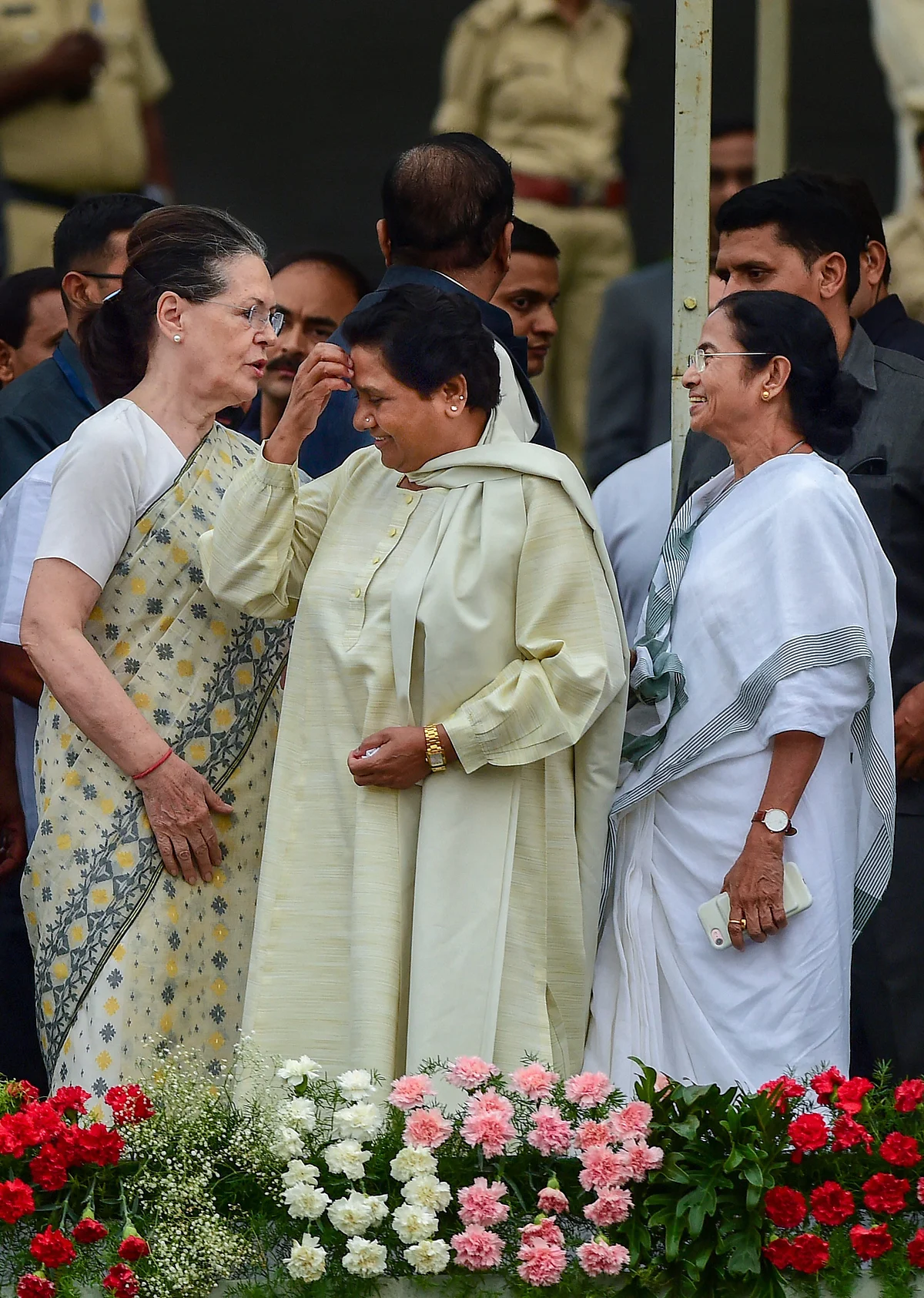 The three leading women of the opposition.