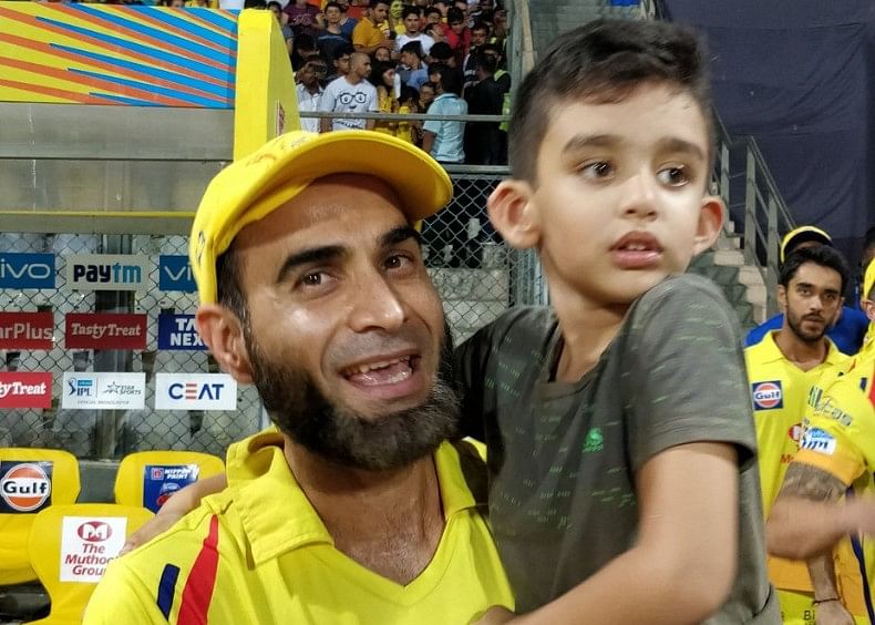 Social media was flooded with pictures of CSK players celebrating their win with their families and teammates.