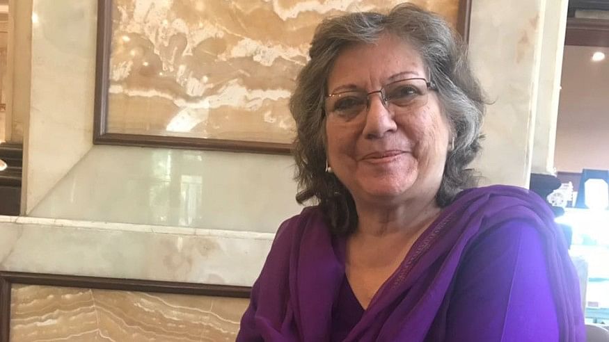 Moneeza Hashmi, 72, an eminent Pakistani television and media personality.