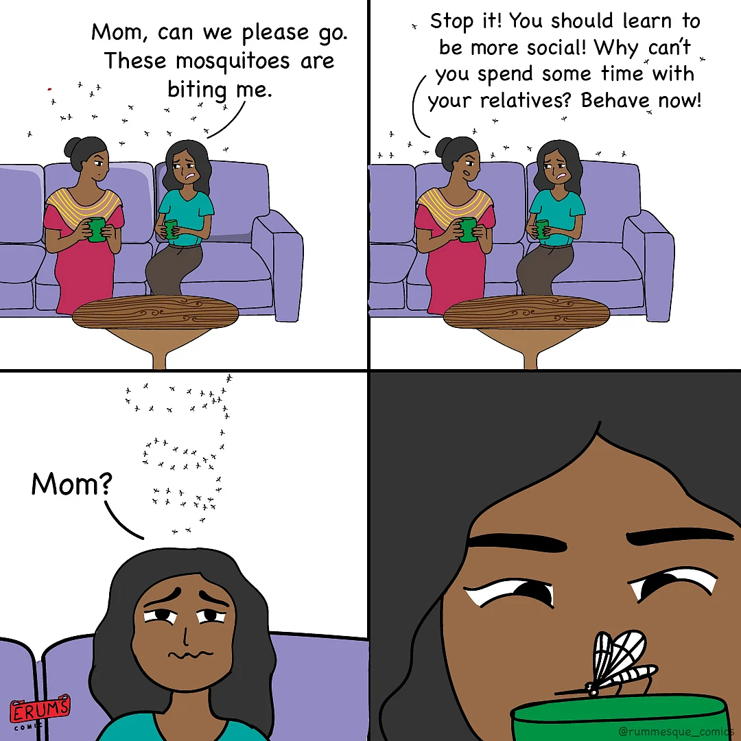 Erum’s Comics: Beware! Those Mosquitoes are Coming For You