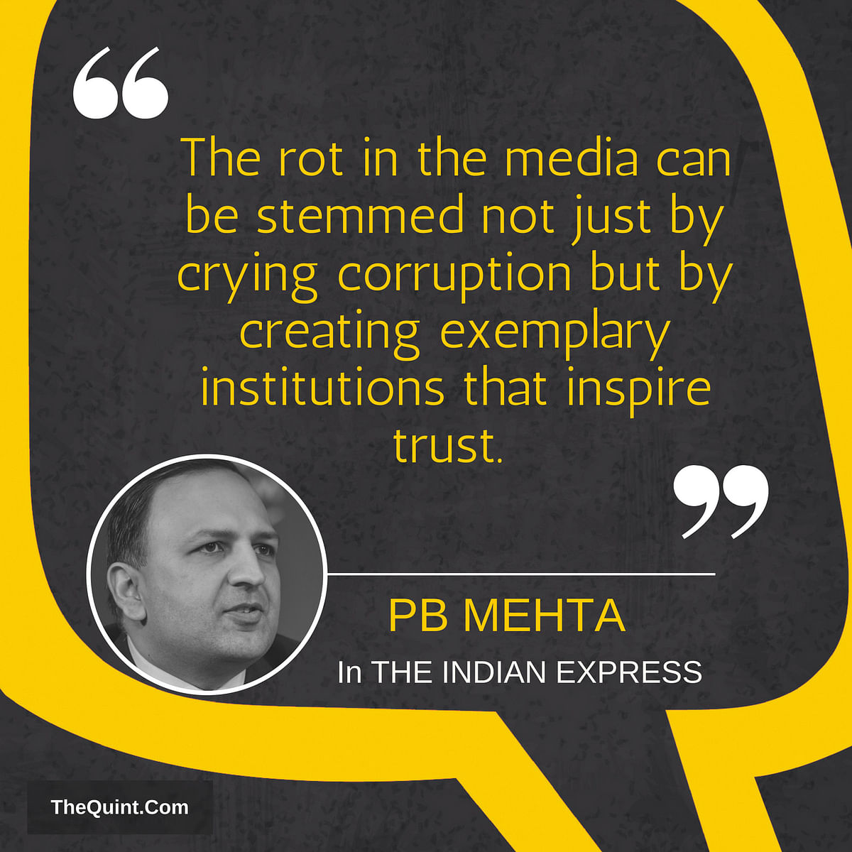 In The Indian Express, Pratap Bhanu Mehta notes that the credibility of India’s media has long been in tatters.