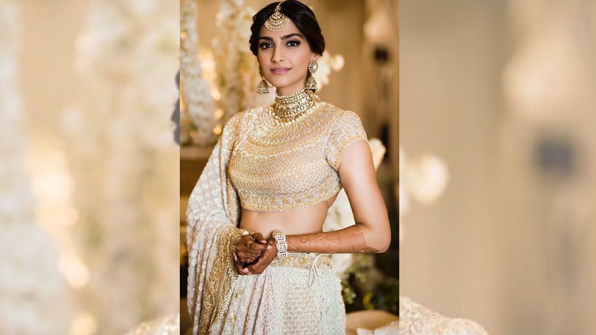 Sonam Kapoor is a vision in white.