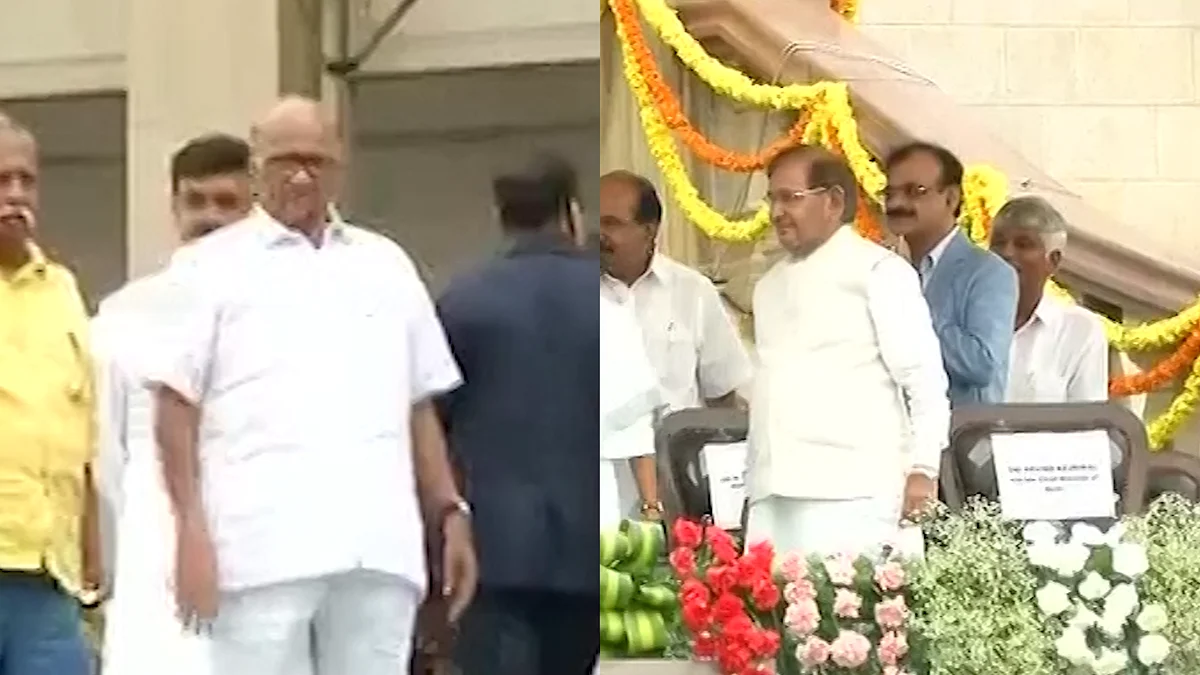 Sharad Pawar and Sharad Yadav share stage in Bengaluru
