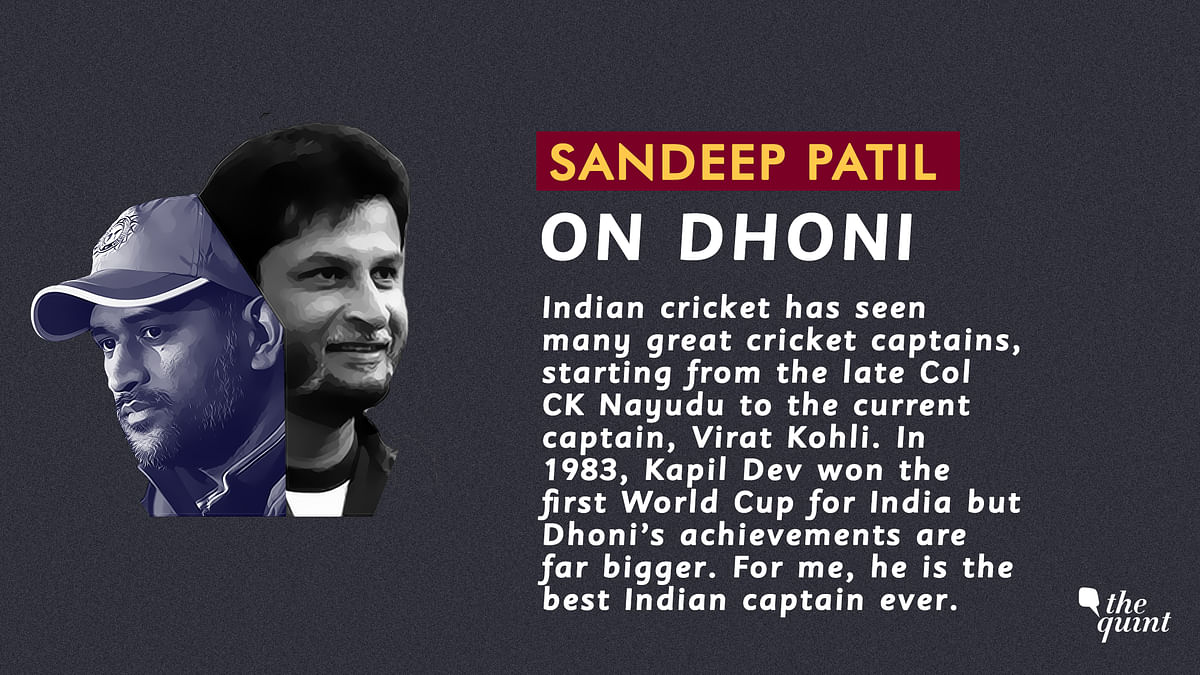 Dhoni was always the best pick for a No. 4 batsman, writes Sandeep Patil on the former Indian skipper.