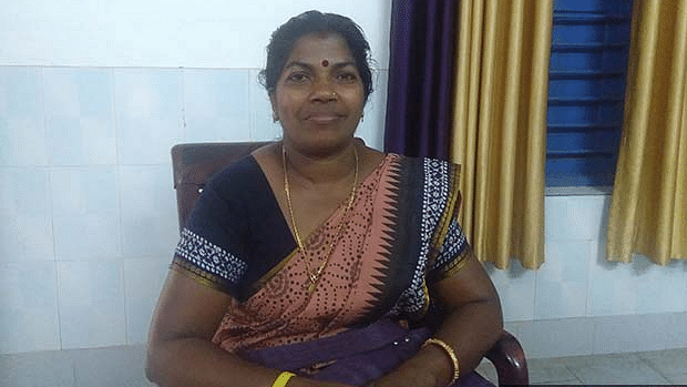 KB Vasanthi, 48, is a block panchayat member in Thalikulam block, Thrissur.&nbsp;