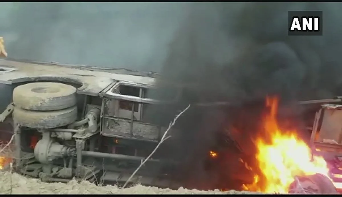 There was no casualty in the deadly bus accident in Bihar’s Motihari.
