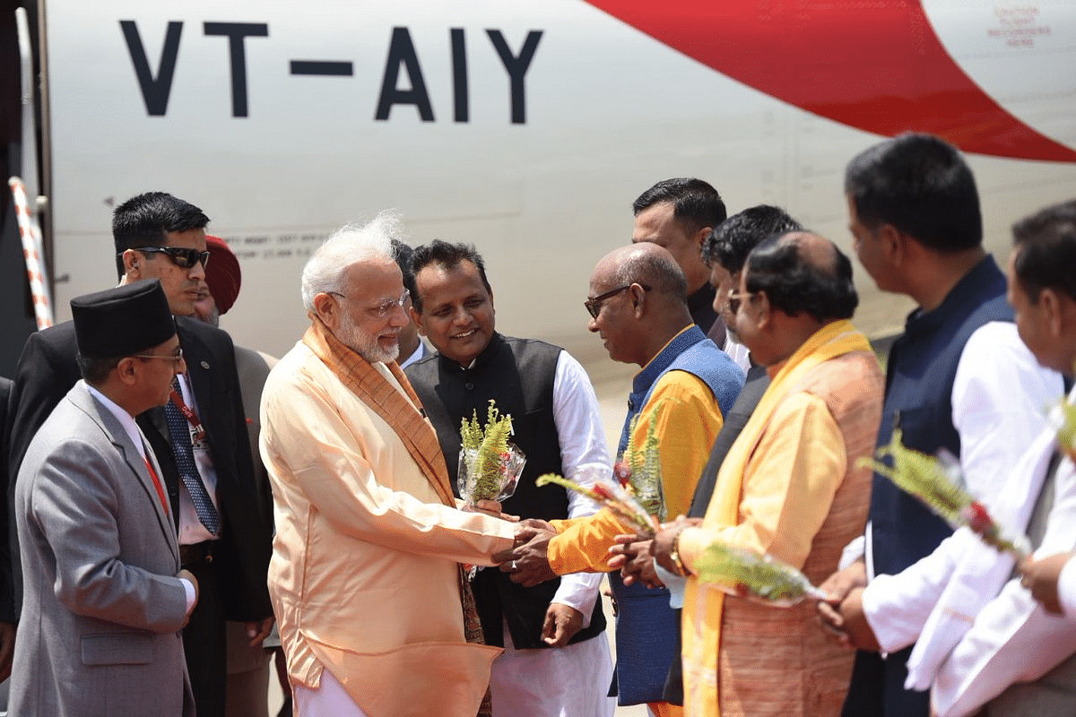 Prime Minister Narendra Modi met several leaders and said that “India stands shoulder-to-shoulder with Nepal”.