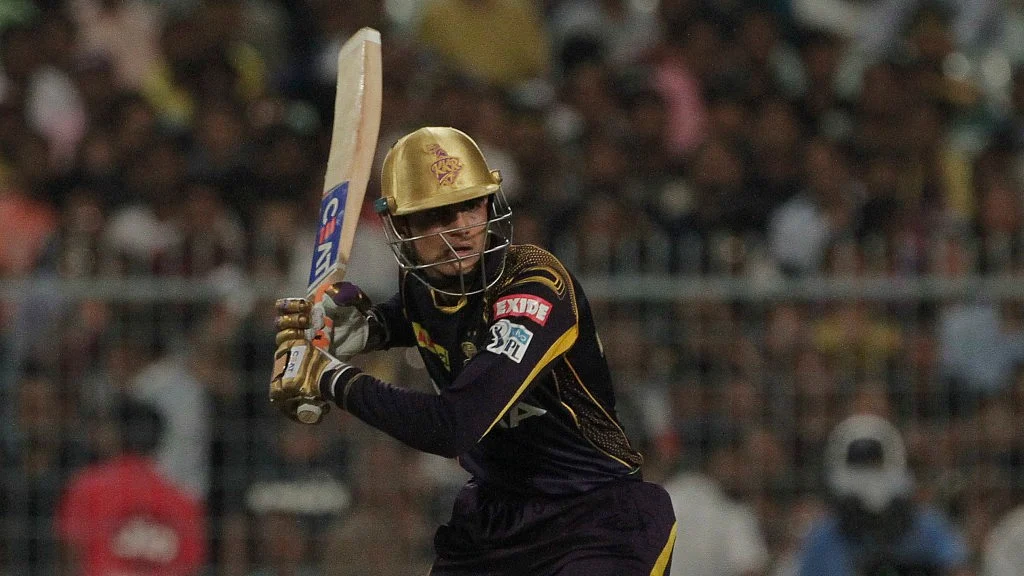Kolkata Knight Riders’ Shubman Gill in action against Chennai Super Kings.