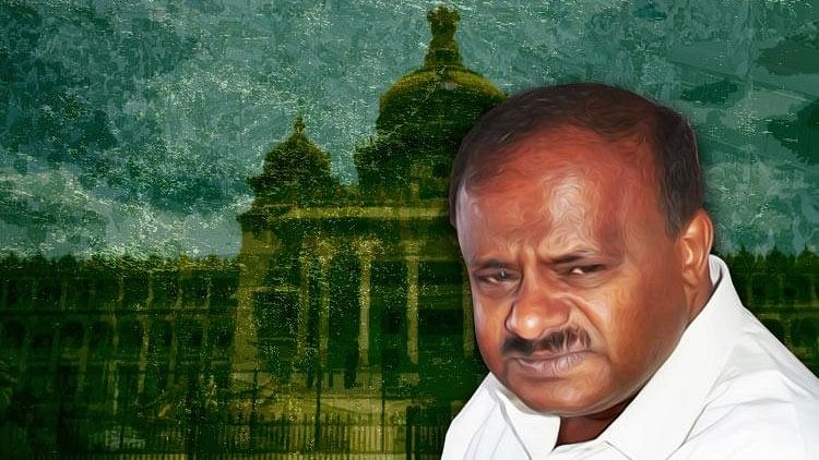 After consulting with his astrologer, Kumaraswamy decided to go ahead with the oath-taking ceremony at the designated venue itself.