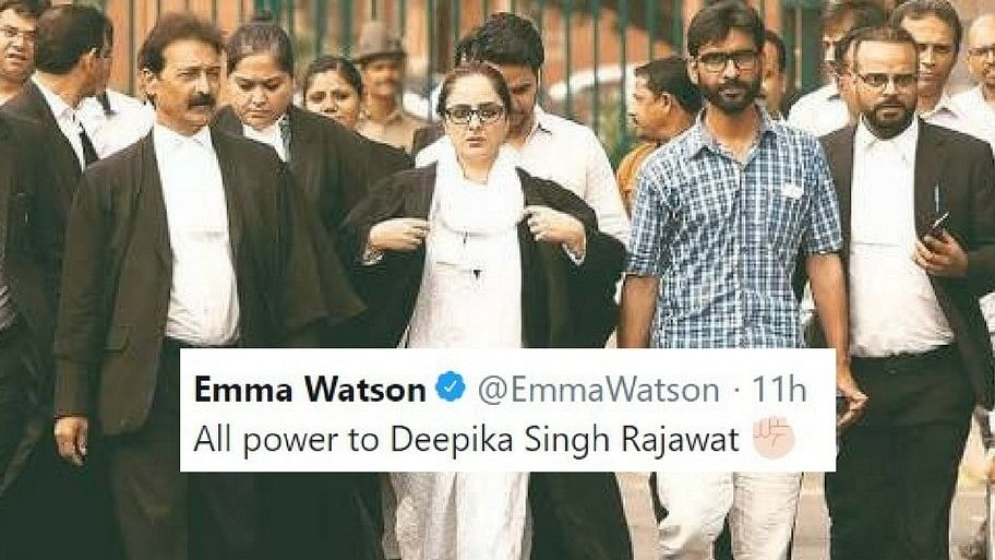 Emma Watson lauded Kathua rape and murder victim’s lawyer on Twitter.