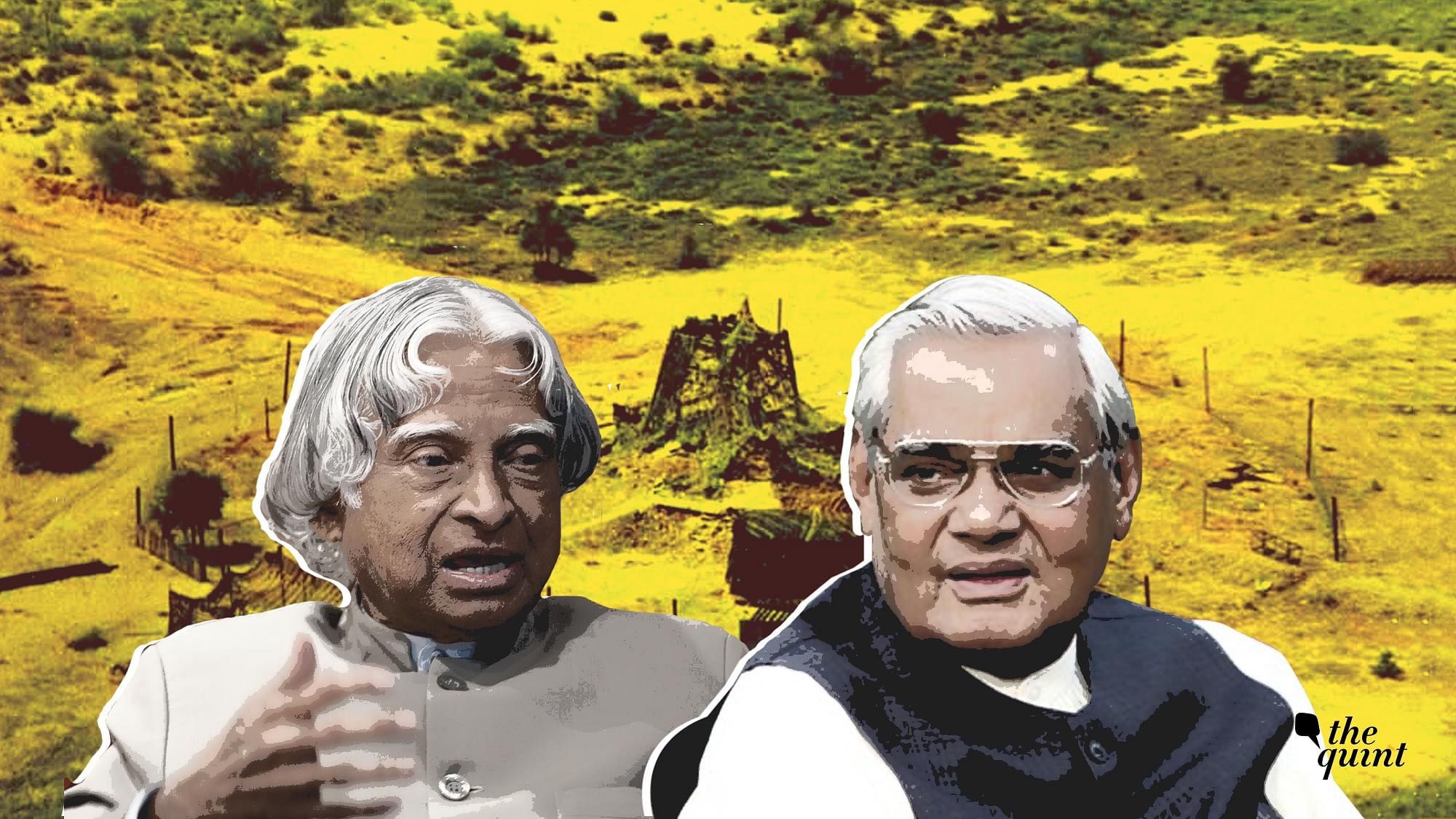 Dr APJ Abdul Kalam (L) and Atal Bihari Vajpayee (R), against a backdrop of Pokhran. Image used for representational purposes.