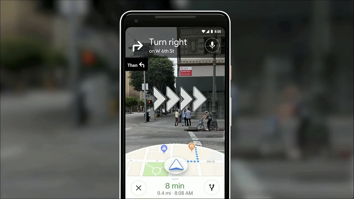 Street view for navigation. 