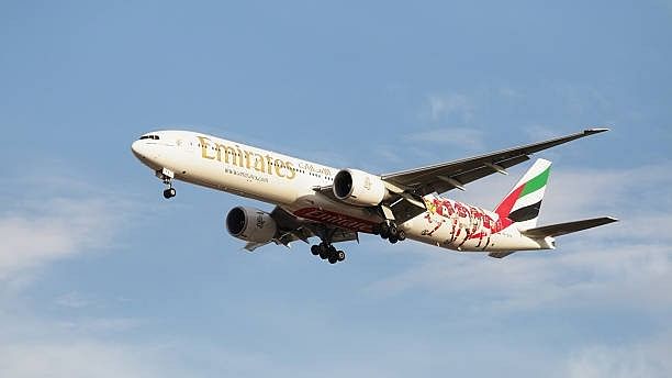 File image of an Emirates flight.&nbsp;