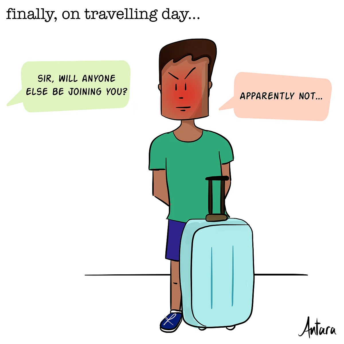 Antara’s Comics: The Reality of Every Goa Plan