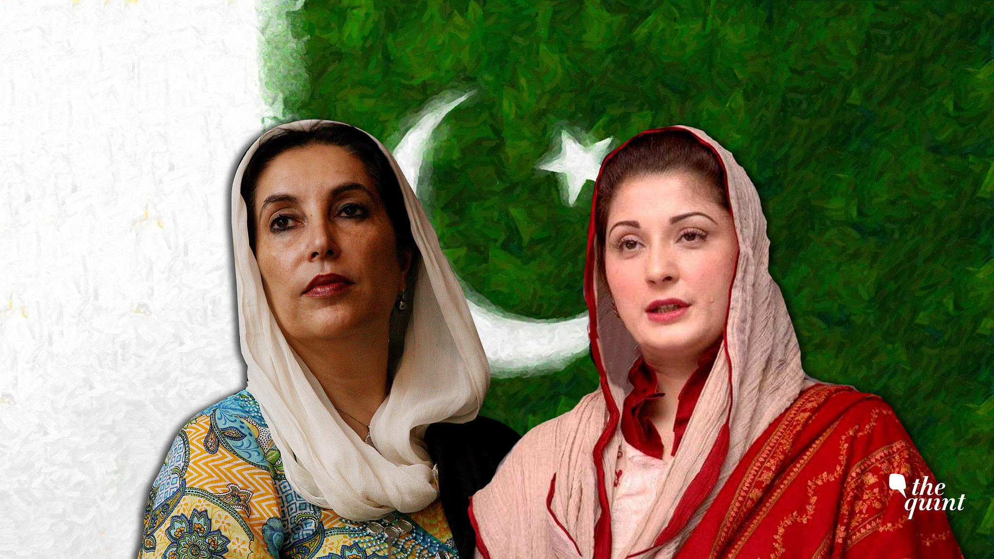 Benazir Bhutto (L) &amp; Maryam Sharif (R). Image used for representational purposes.