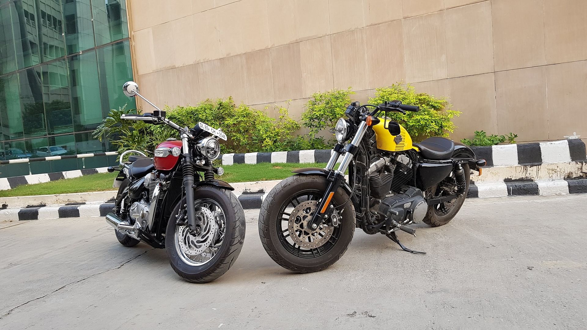 Which is the better cruiser? The Triumph Speedmaster or the Harley-Davidson Forty Eight?