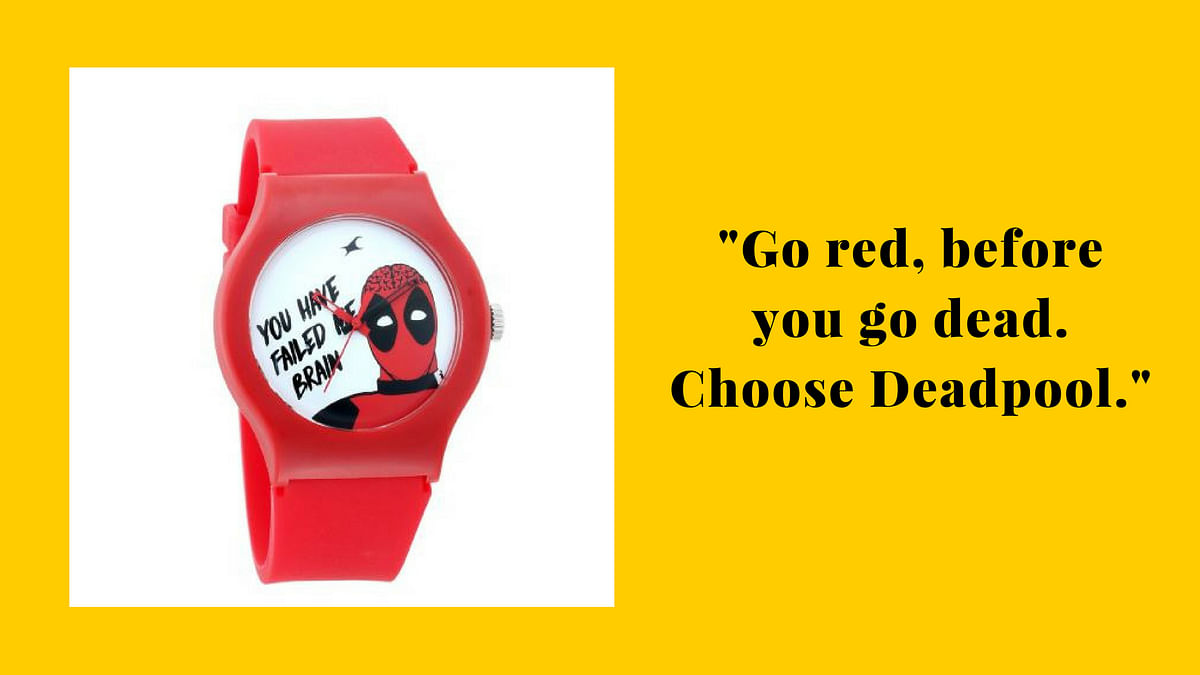 The Deadpool fan in you will instantly fall in love with these watches.