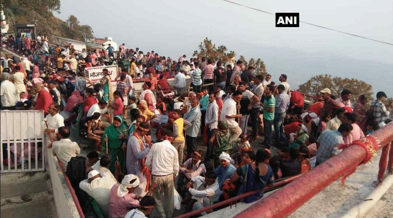 The iconic Vaishno Devi Yatra was suspended after a major fire broke out near the Trikuta hills, near Katra. 